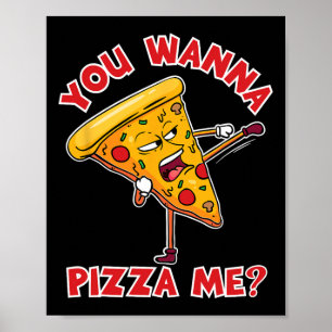 Póster Quieres Pizzarme Ninja Karate Sahbumnim Judo Mma