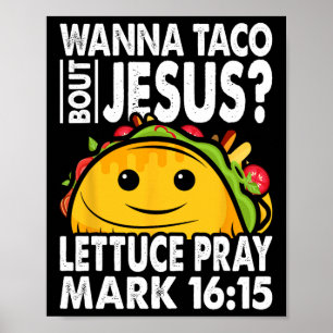 Póster ¿Quieres un taco por Jesús Cinco de Mayo? Fiesta