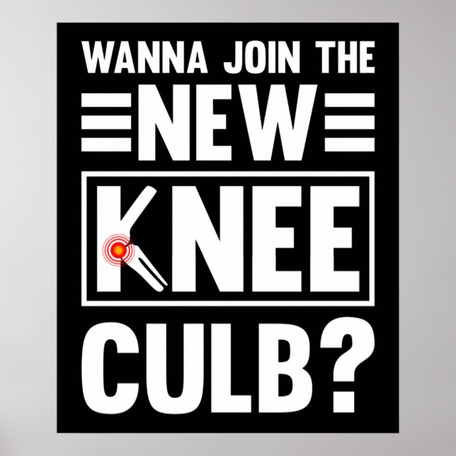 Póster Quieres Unirte Al Nuevo Club De Knee (Frente)