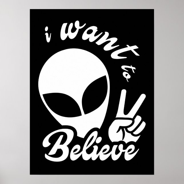Póster Quiero creer (Frente)