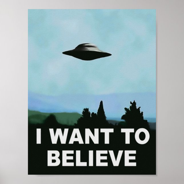 Póster Quiero creer en xfiles (Frente)