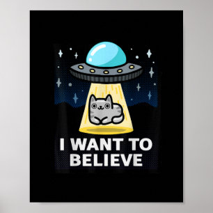 Póster Quiero Creer Que Los Archivos X Parodian El Diseño