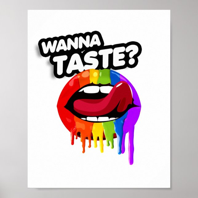 PÓSTER QUIERO DEGUSTAR EL RAINBOW (Frente)