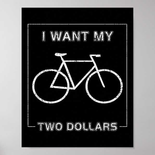 Póster Quiero Mis Dos Dólares Divertidos Citas De Películ (Frente)