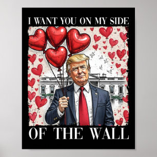 Póster Quiero Que Estés De Mi Lado De La Muralla.