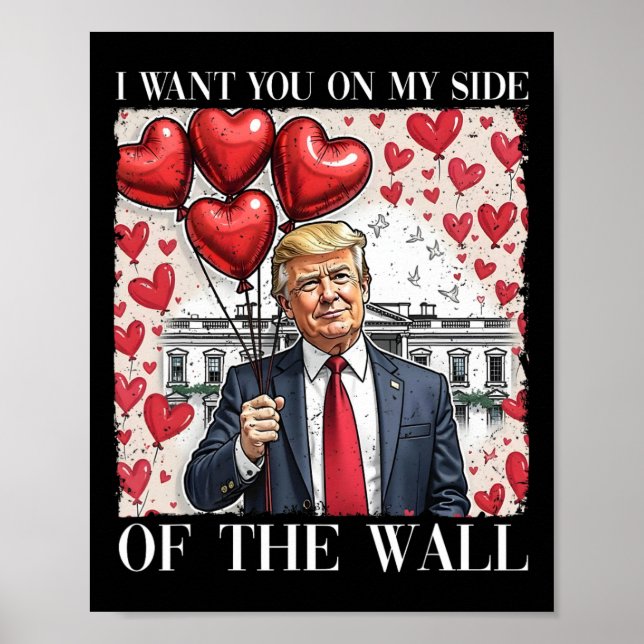 Póster Quiero Que Estés De Mi Lado De La Muralla. (Frente)