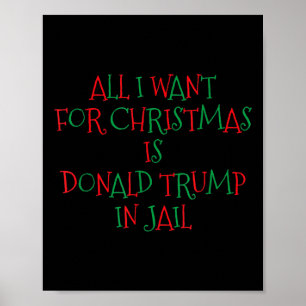 Póster Quiero Que Los Navidades Sean Donald Trump En La C