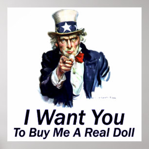 Póster Quiero Que Me Compres Un Poster De Muñeca Real