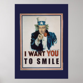 Póster Quiero Que Sonríes