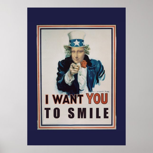 Póster Quiero Que Sonríes (Frente)