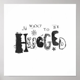 Póster Quiero ser abrazado