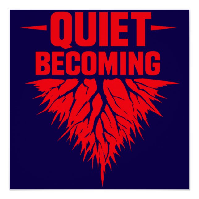 Póster Quiet Becoming (Anverso)