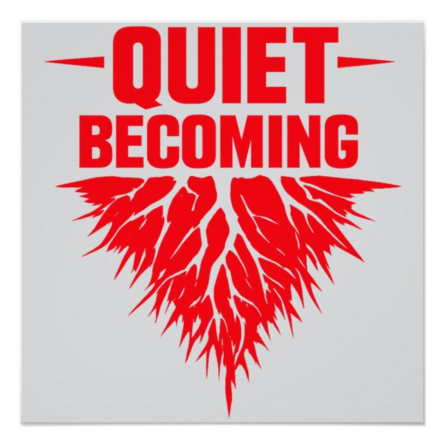 Póster Quiet Becoming (Anverso)