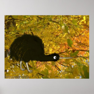 Póster Quiet Kiwi