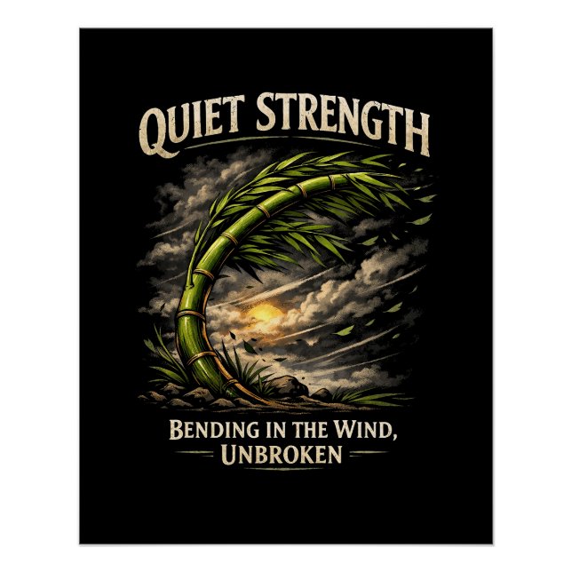 Póster Quiet Strength (Anverso)