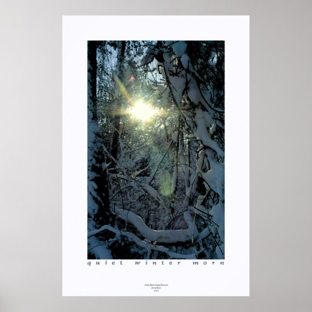 Póster Quieto invierno de Morn (Frente)