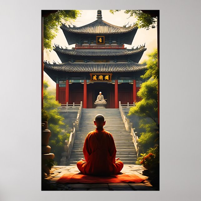 Póster Quietud del Templo (Frente)