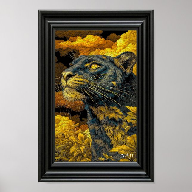 Póster Quietud Dorada (Frente)