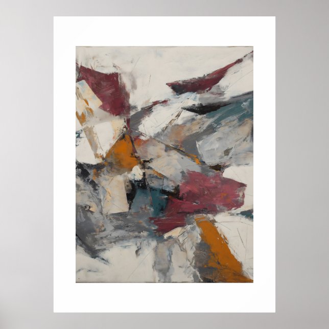 Póster Quietud Fracturada (Frente)