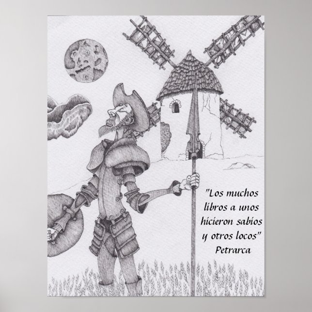 Póster Quijote de la Mancha (Frente)
