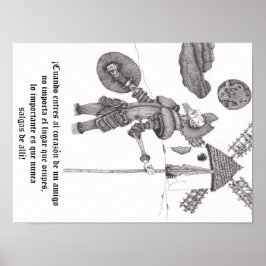 Póster Quijote sobre la nacionalidad