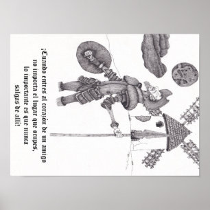 Póster Quijote sobre la nacionalidad