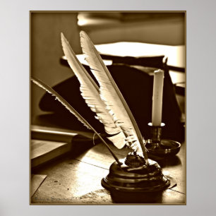 Póster Quill and Ink