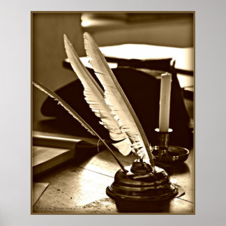 Póster Quill and Ink