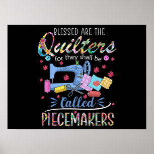 Póster Quilters Piecemakers - Piecemakers - Tejer ideas