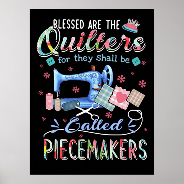 Póster Quilting Gifts | Quilting For They Shall Be Called (Frente)