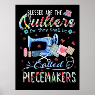 Póster Quilting Gifts Quilting For They Shall Be Called