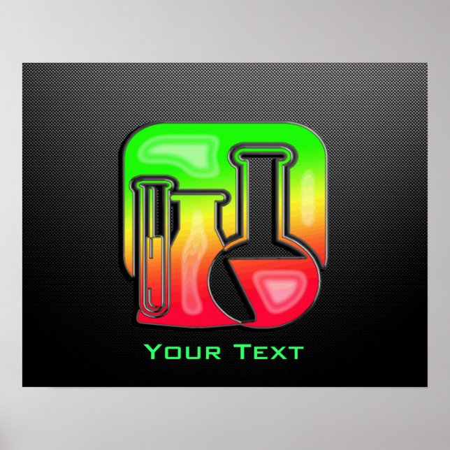 Póster Química brillante (Frente)