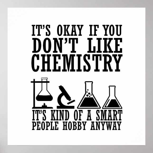 Póster química del sarcasmo (Frente)