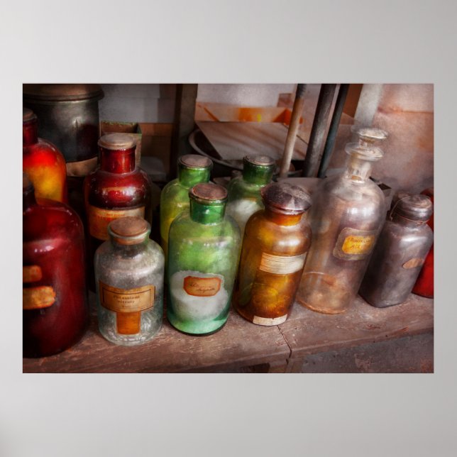 Póster Química - El arcoiris de los químicos (Frente)