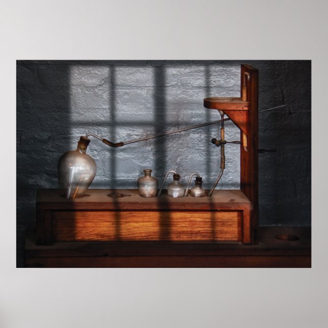 Póster Químico - El experimento de la ciencia (Frente)