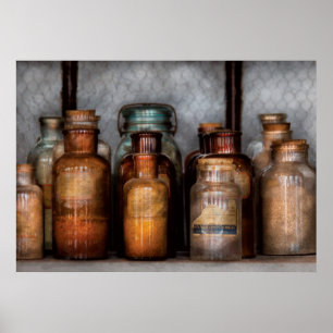 Póster Químico - Varios productos químicos