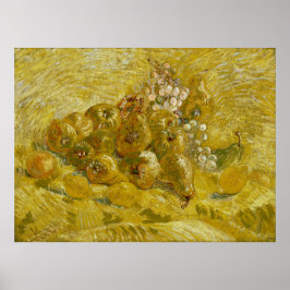 Póster Quinces Lemons orrea uvas de Van Gogh
