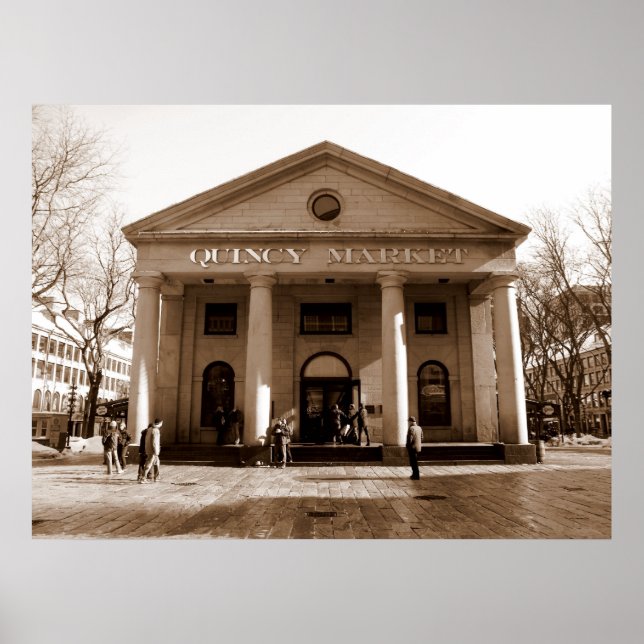 Póster Quincy Market (Frente)