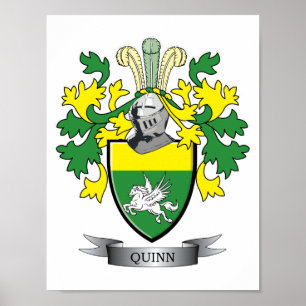 Póster Quinn Coat of Arms