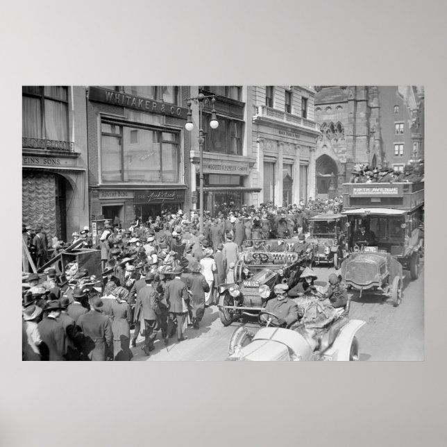 Póster Quinta Avenida, Domingo de Pascua, 1913 (Frente)