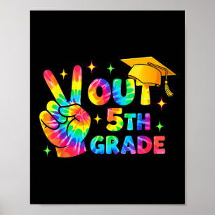 Póster Quinto Graduación Quinto Grado Tintado El Día Pasa