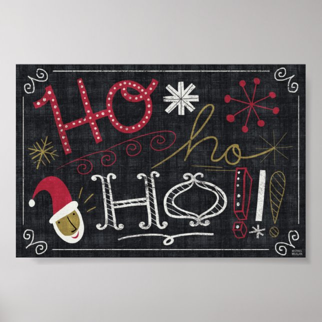 Póster Quirky Navidades Santa (Frente)