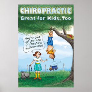 Póster Quiropráctico para niños