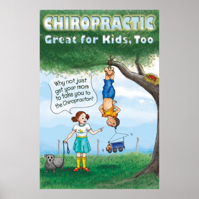 Póster Quiropráctico para niños (Frente)
