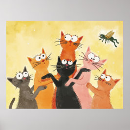 Póster Quitando el gato por el zumbido