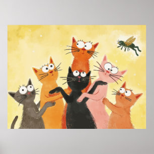 Póster Quitando el gato por el zumbido