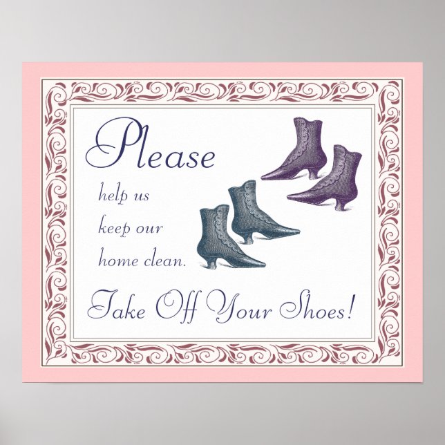 Póster Quítate Los Zapatos, Por Favor (Frente)