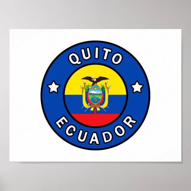 Póster Quito Ecuador (Frente)