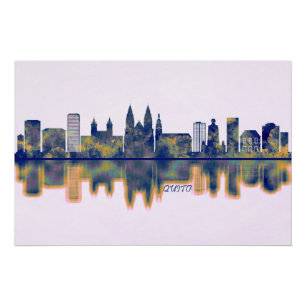 Póster Quito Skyline