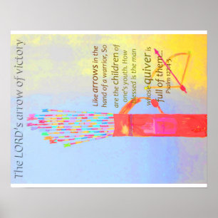 Póster Quiver lleno de flechas